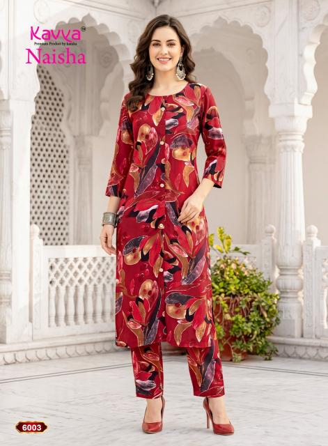Kavya naisha vol-6 coord set wholesale in surat
